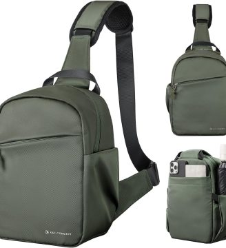K&F Concept Small Camera Bag for Photographer, Camera Sling Crossbody bag for DSLR/SLR/Mirrorless Camera, Compact Camera Case for Men and Women